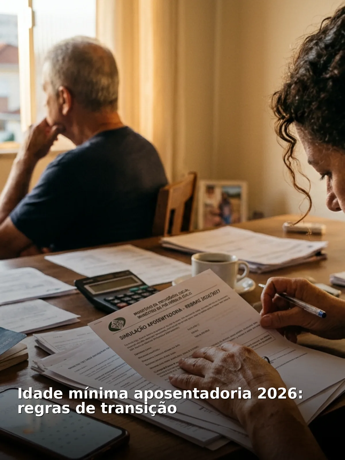 Idade mínima aposentadoria 2026: regras de transição