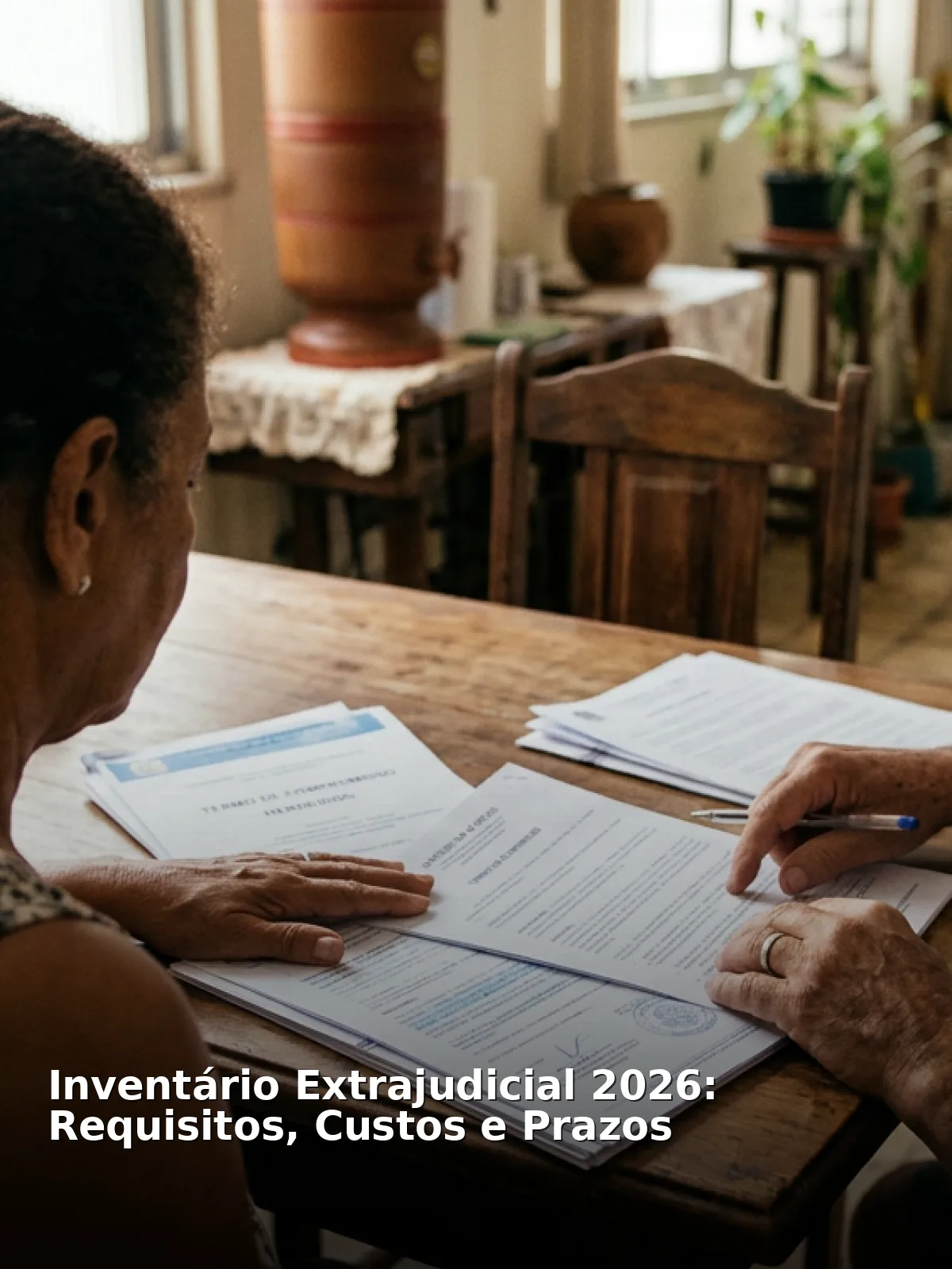 Inventário extrajudicial 2026: requisitos, custos e prazos