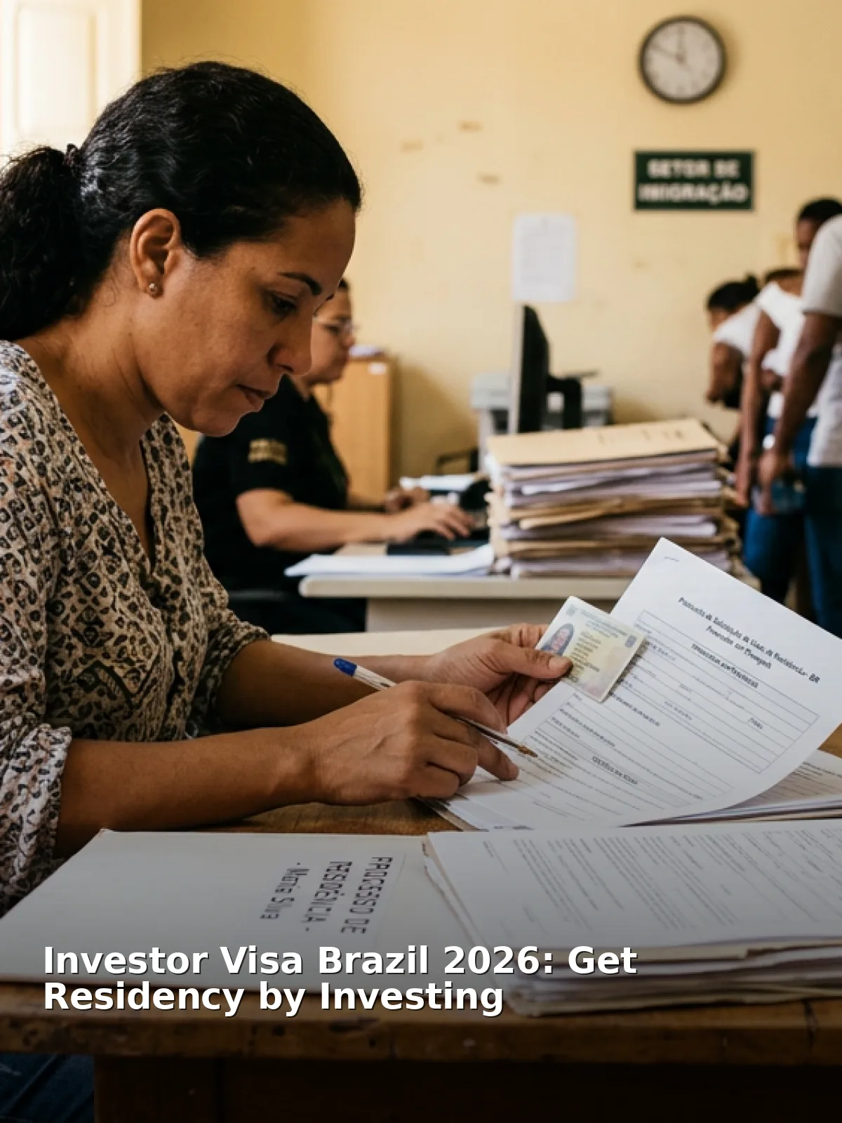 Investor visa brazil 2026: get residency by investing