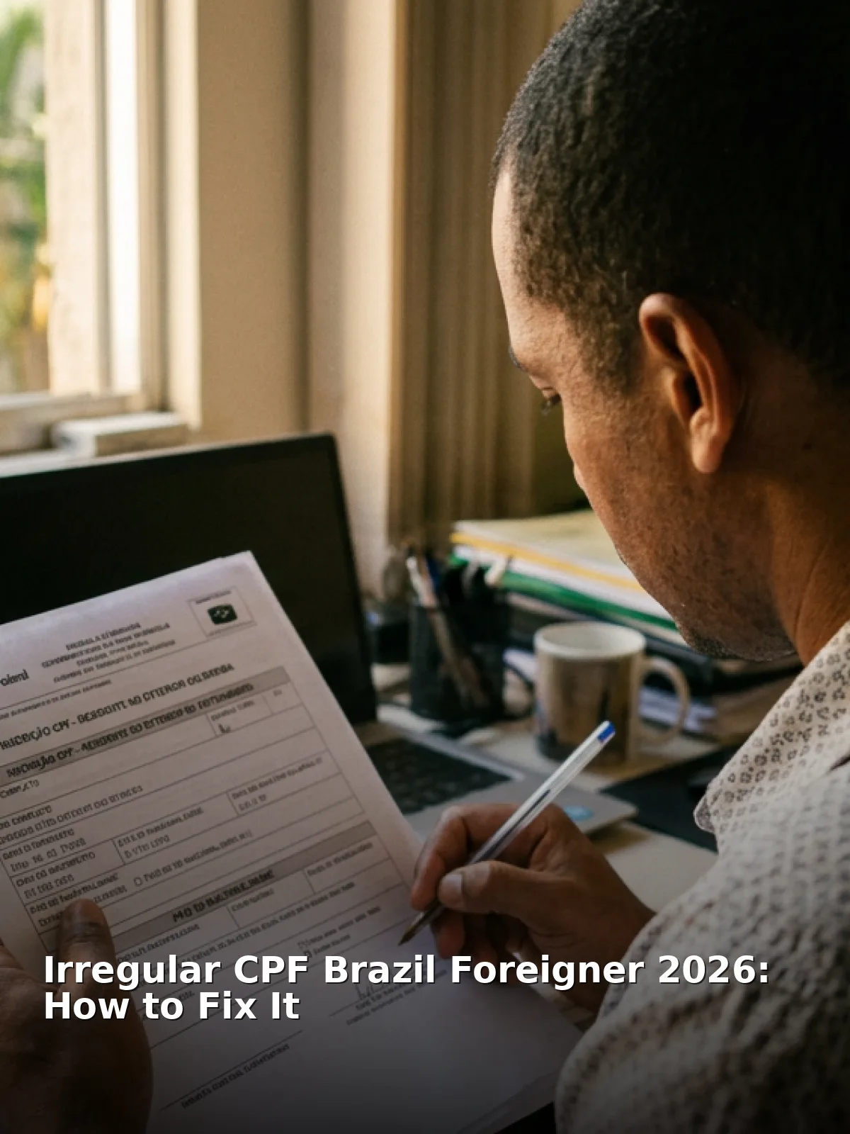 Irregular cpf brazil foreigner 2026: how to fix it