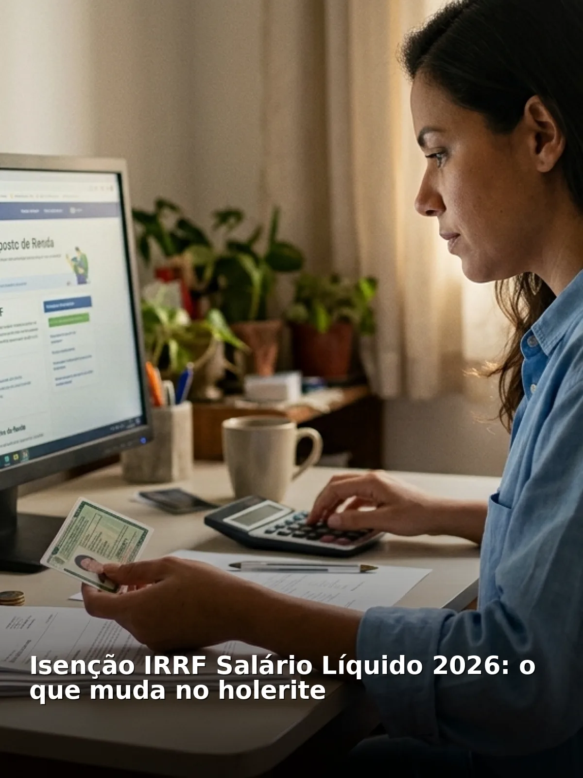 Isenção irrf salário líquido 2026: o que muda no holerite