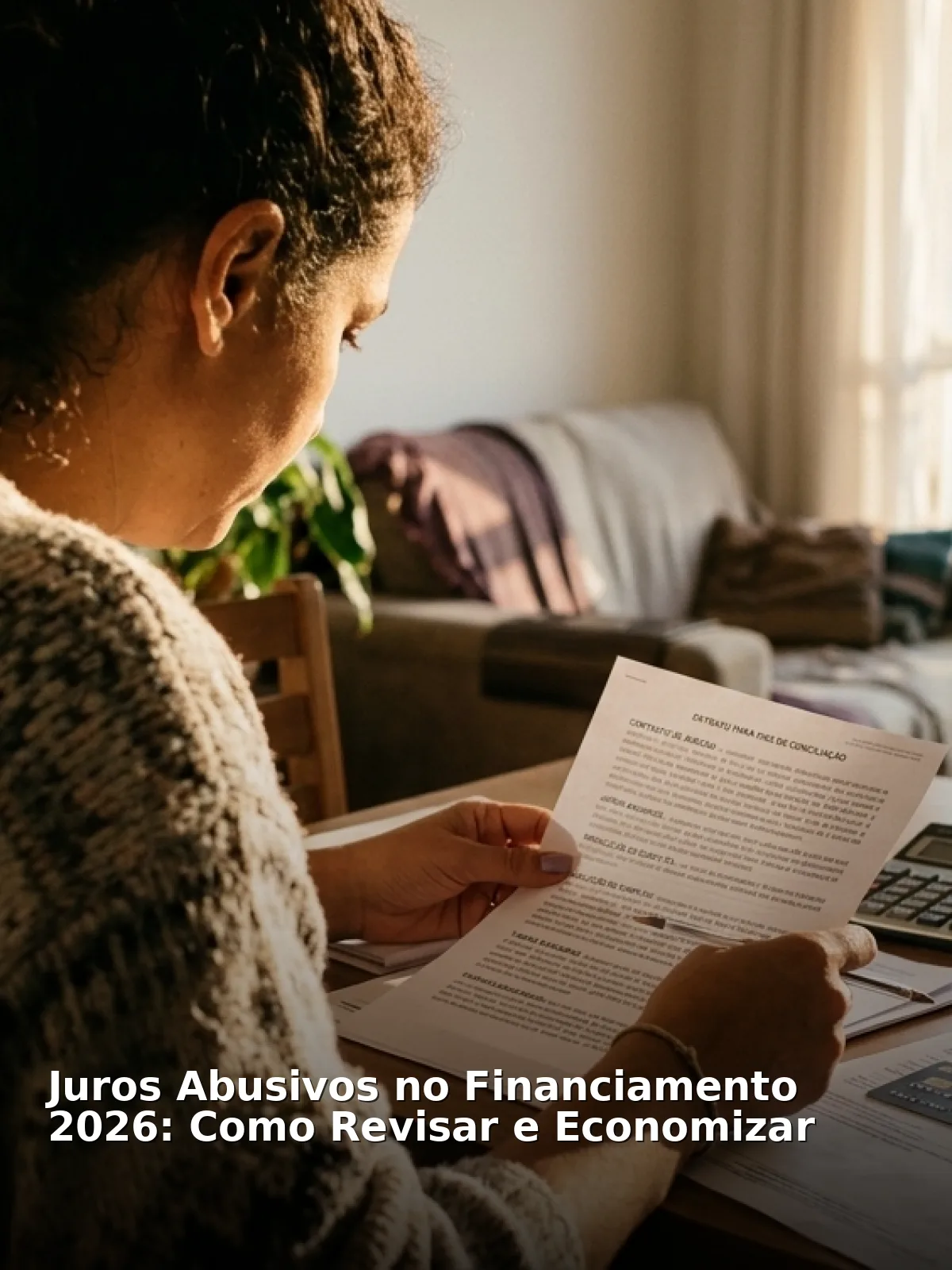 Juros abusivos no financiamento 2026: como revisar e economizar