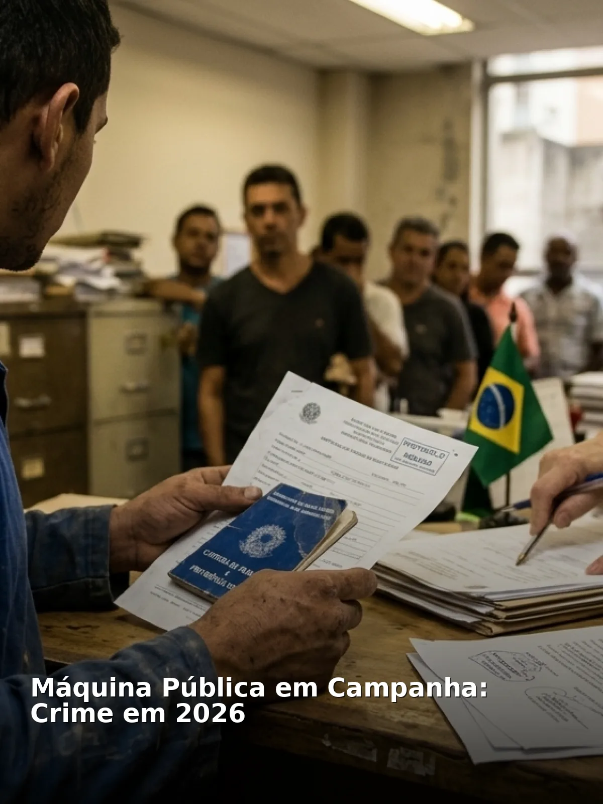 Máquina pública em campanha: crime em 2026