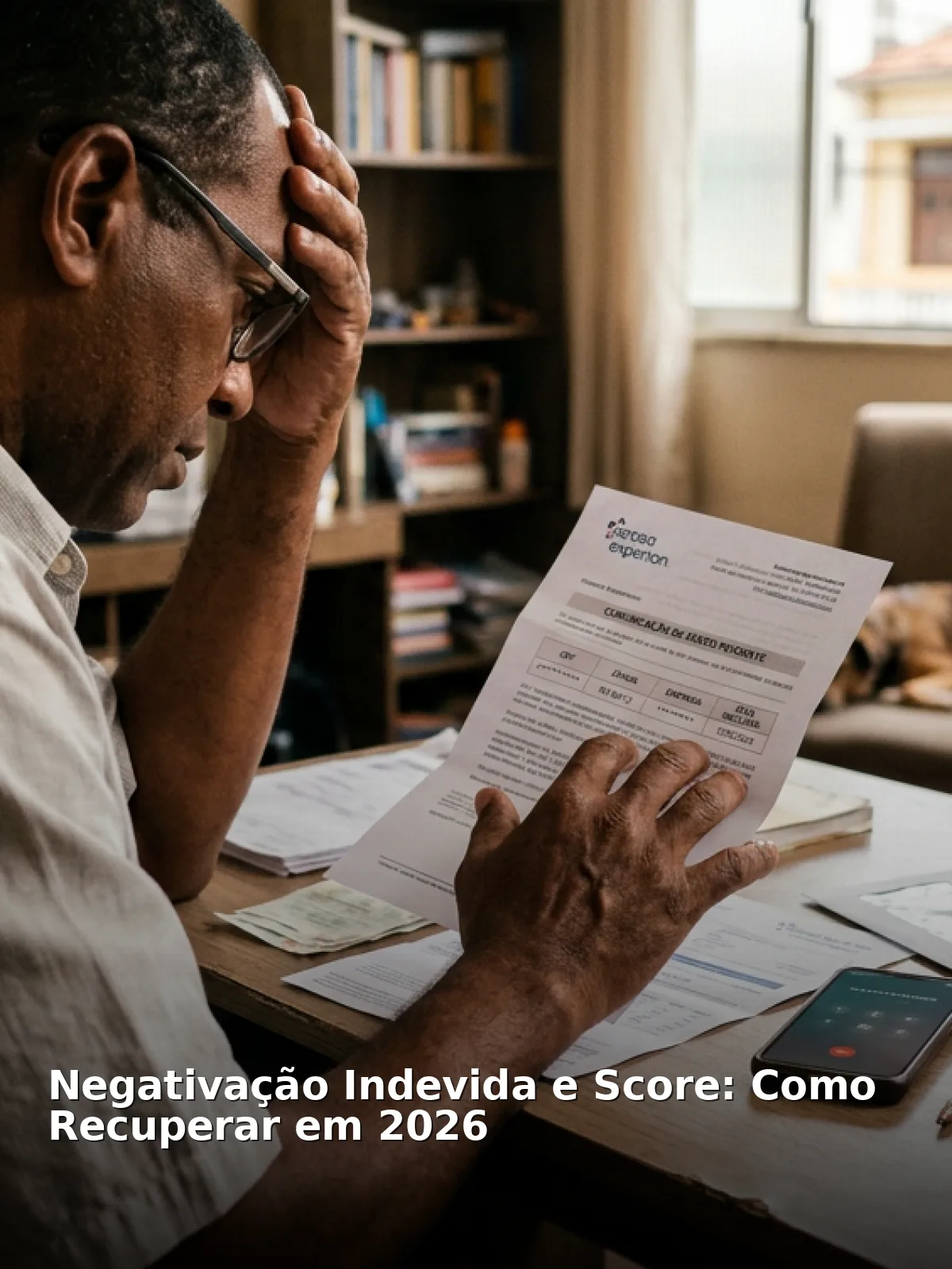 Negativação indevida e score: como recuperar em 2026