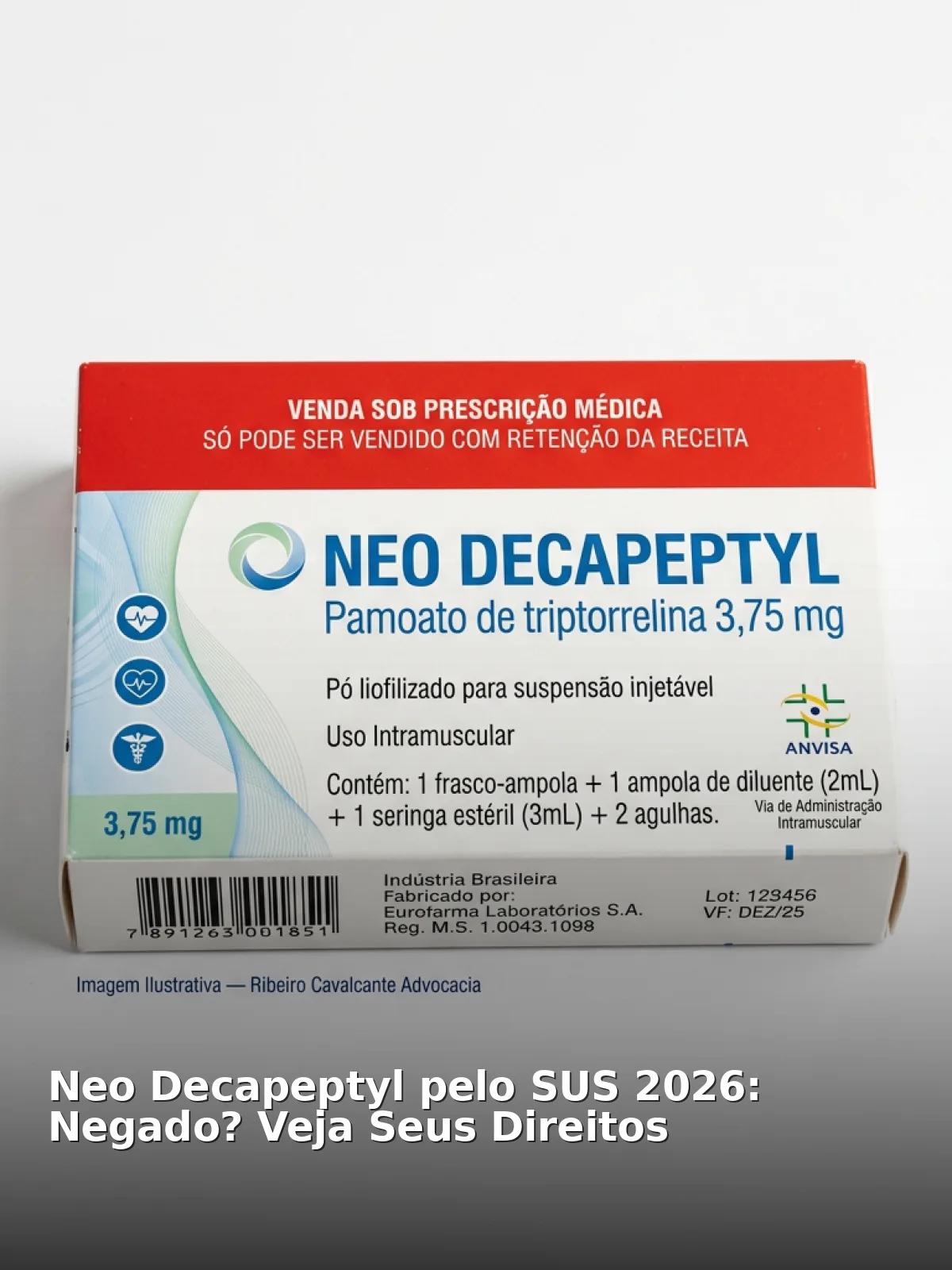Neo decapeptyl pelo sus 2026: negado? Veja seus direitos