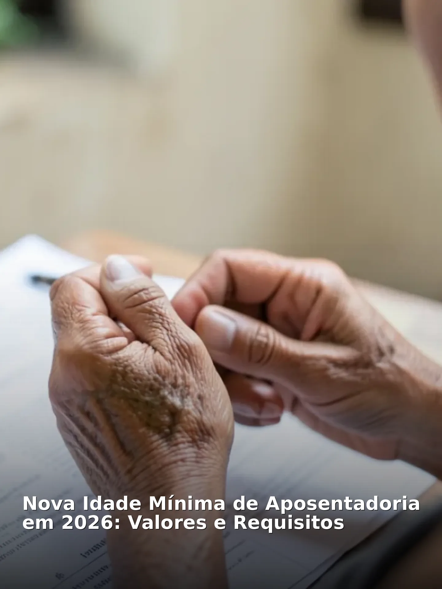 Nova Idade Mínima de Aposentadoria em 2026: Valores e Requisitos