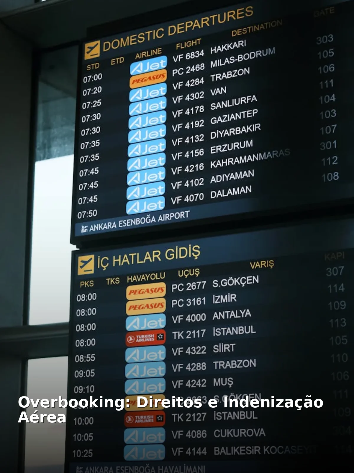 Overbooking: direitos e indenização aérea