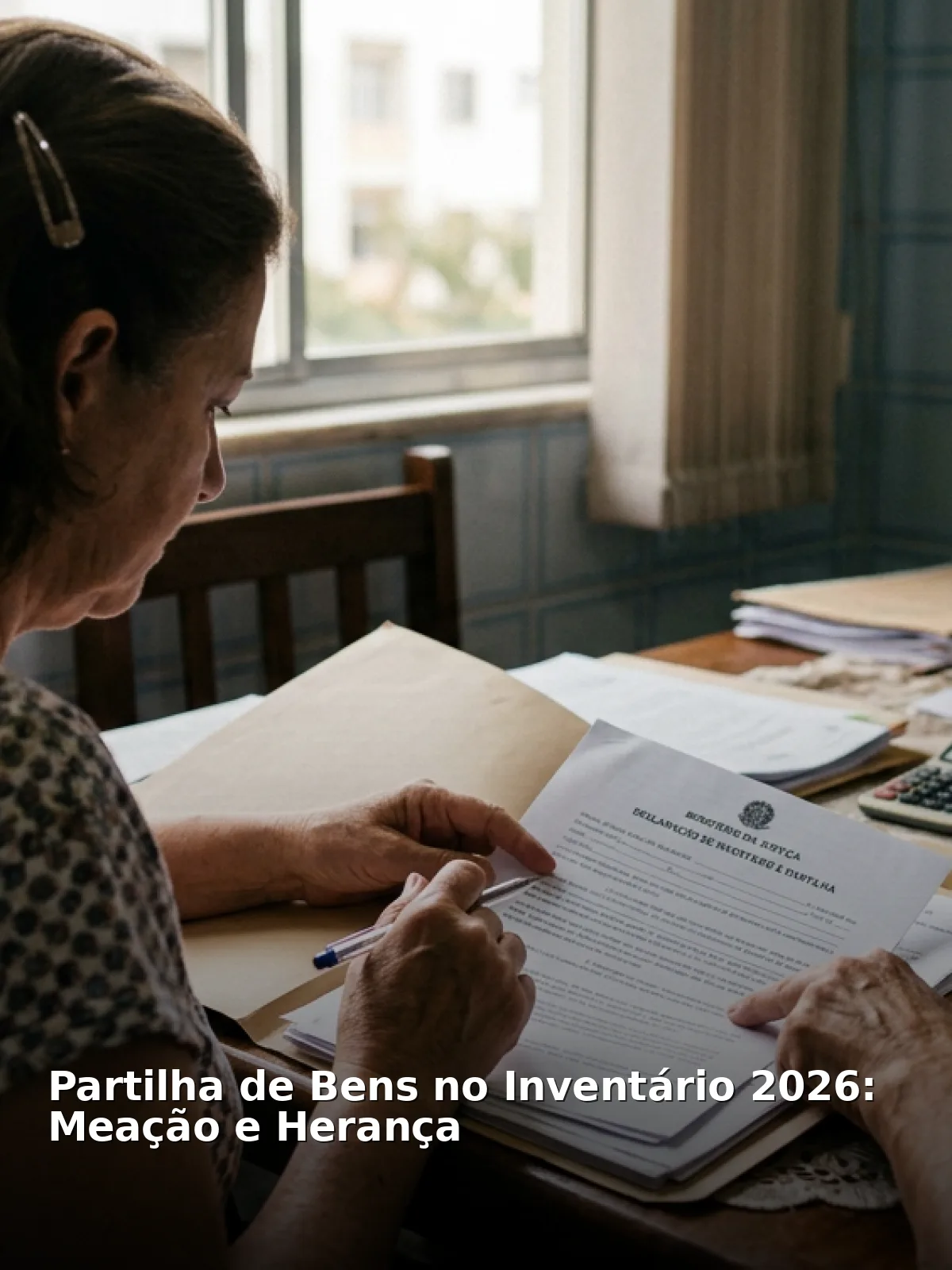Partilha de bens no inventário 2026: meação e herança
