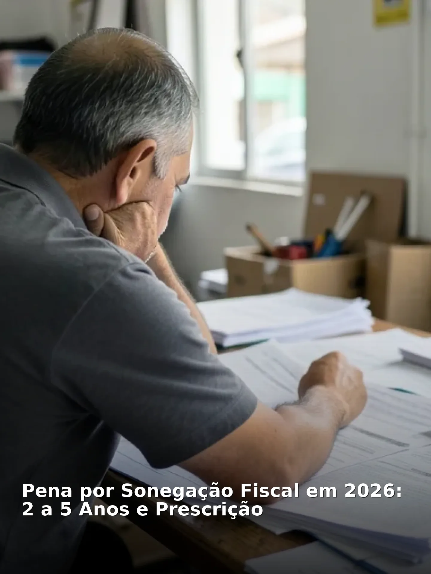 Pena por Sonegação Fiscal em 2026: 2 a 5 Anos e Prescrição
