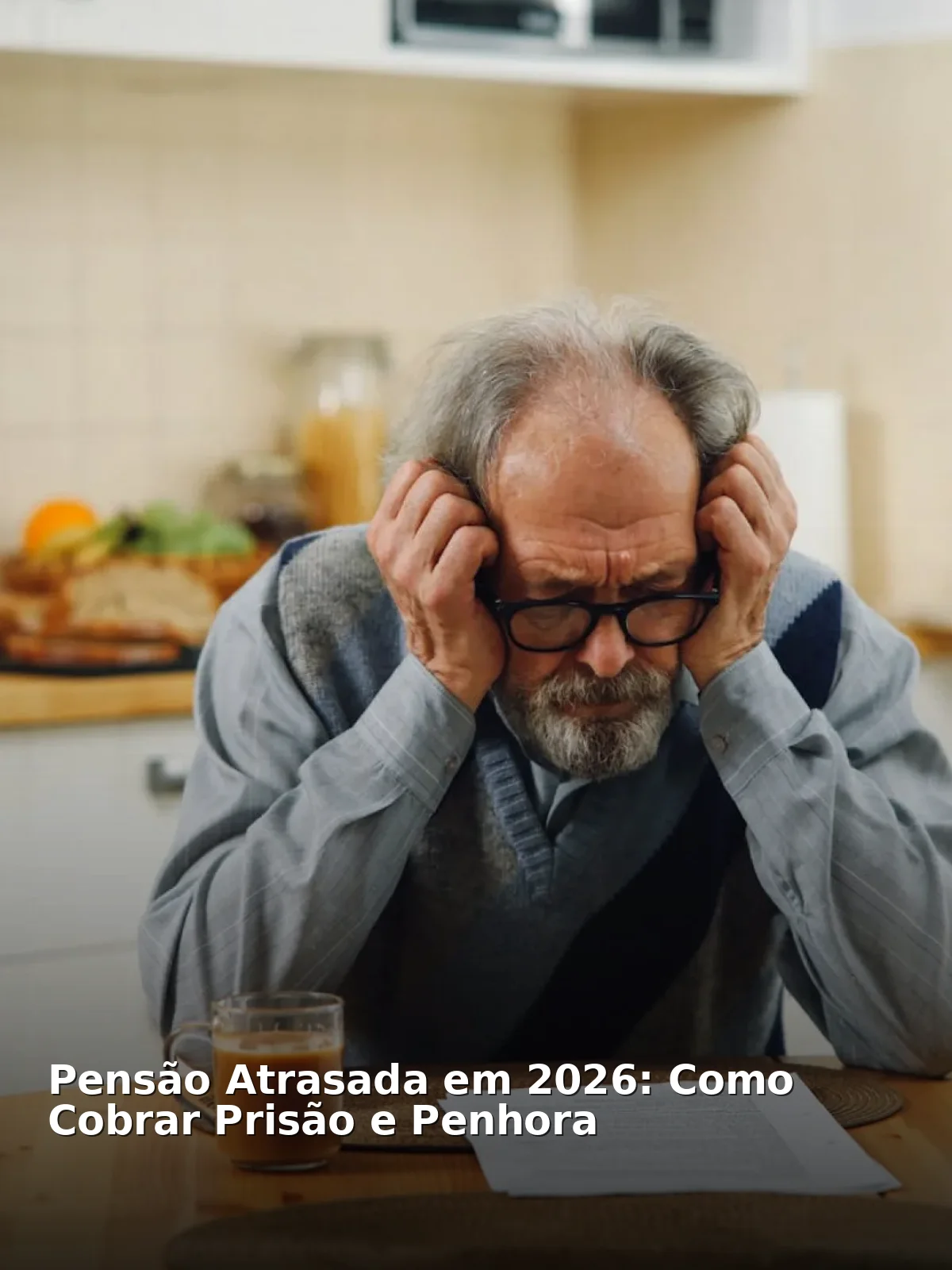 Pensão atrasada em 2026: como cobrar prisão e penhora