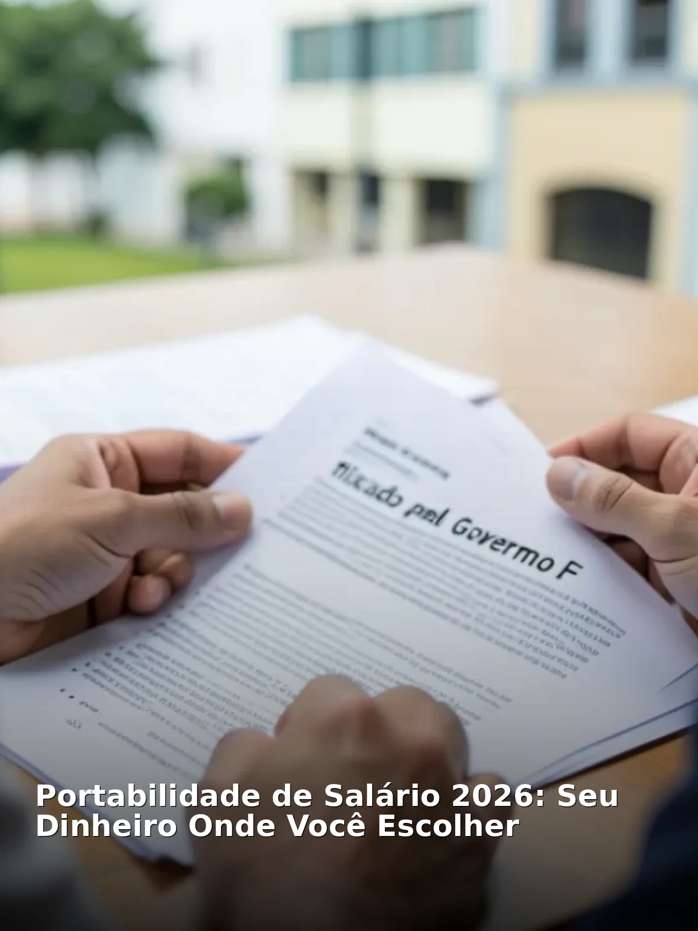 Portabilidade de Salário 2026: Seu Dinheiro Onde Você Escolher
