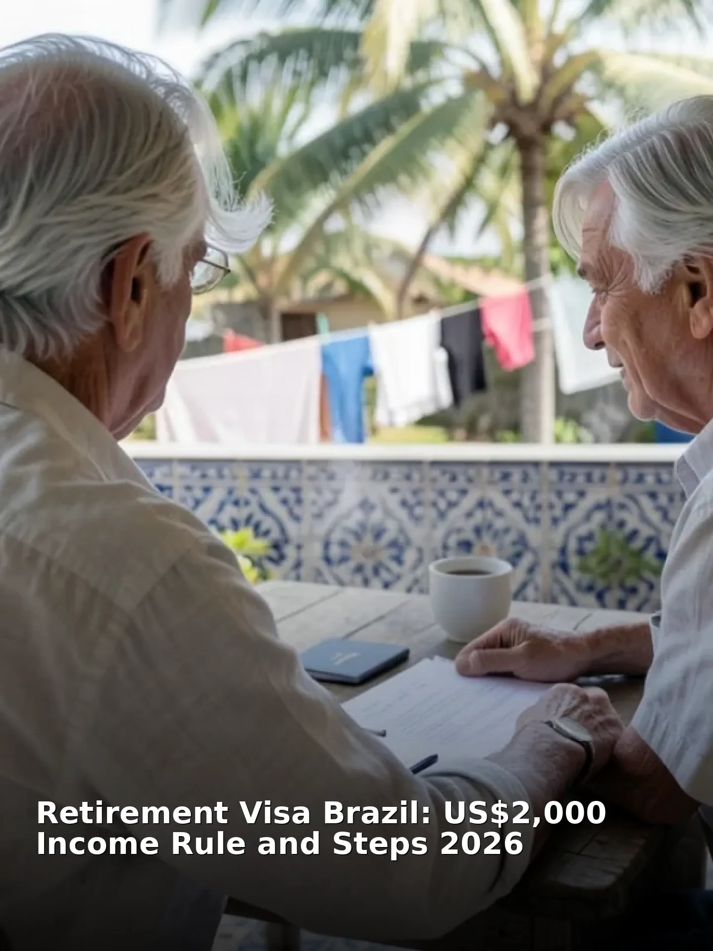 Retirement Visa Brazil: US$2,000 Income Rule and Steps 2026