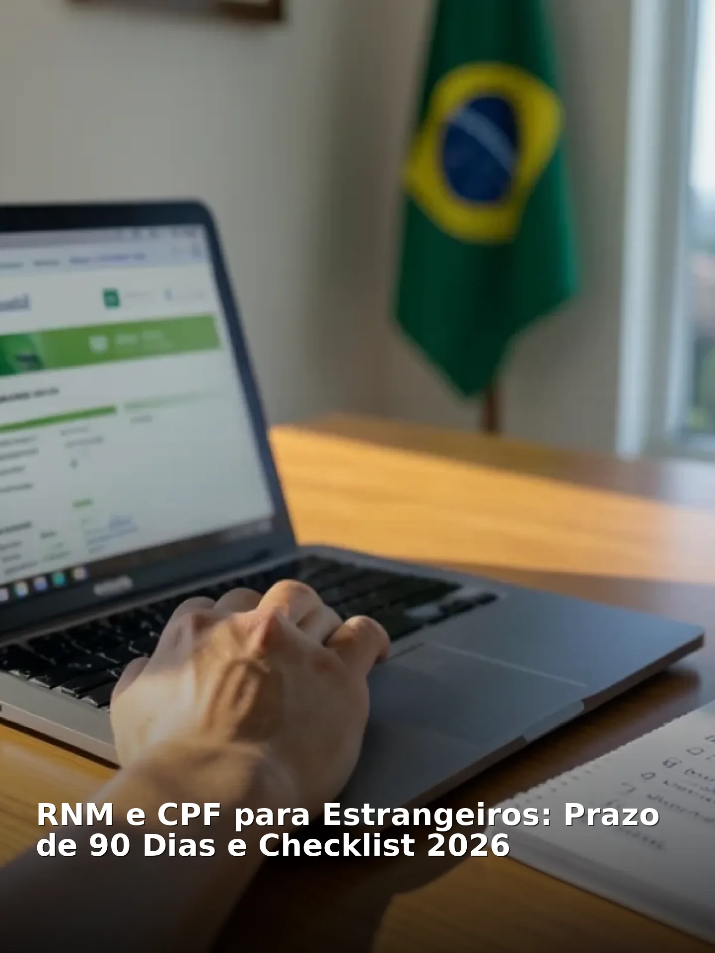 RNM e CPF para Estrangeiros: Prazo de 90 Dias e Checklist 2026