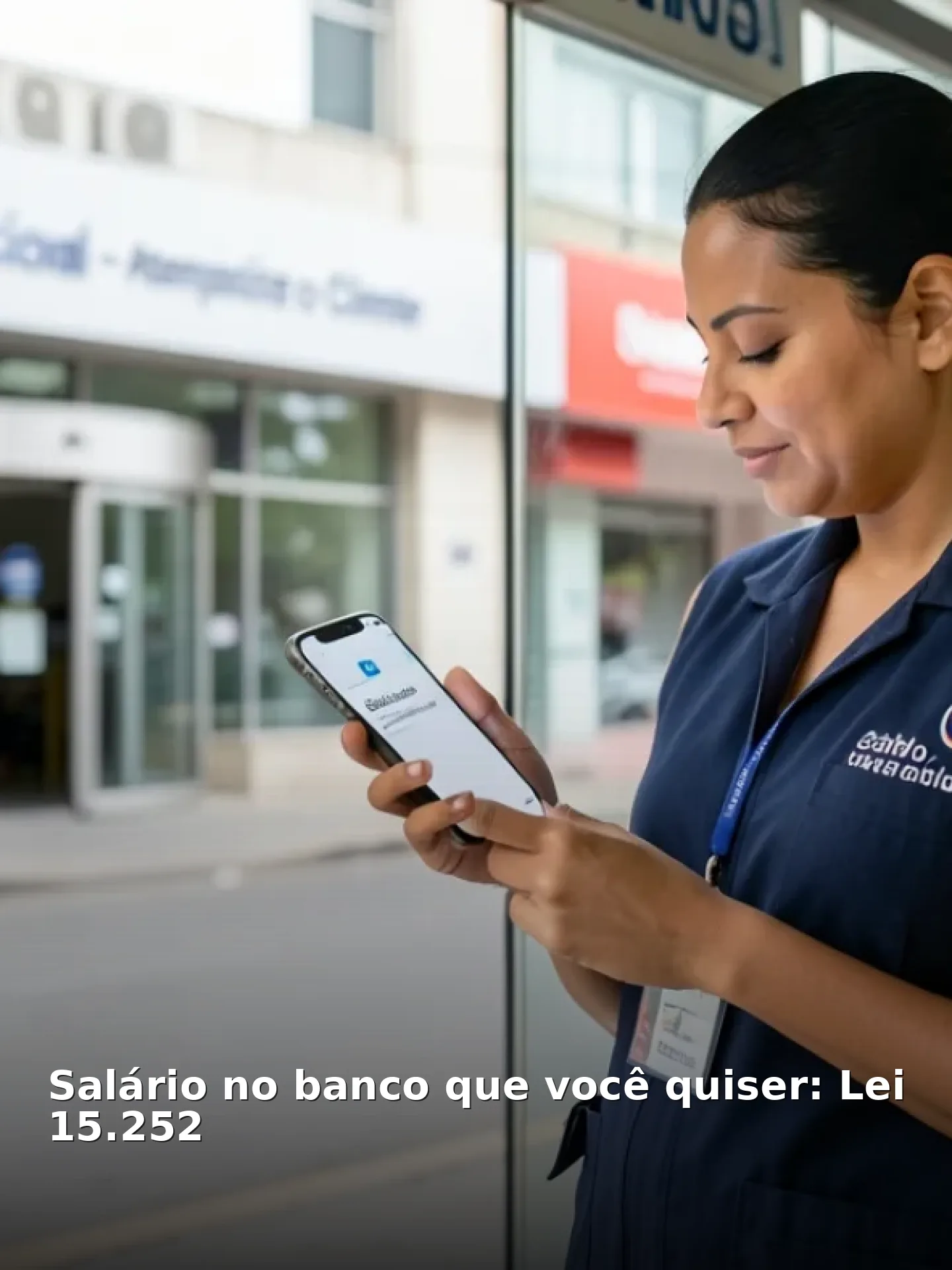 Salário no banco que você quiser: Lei 15.252
