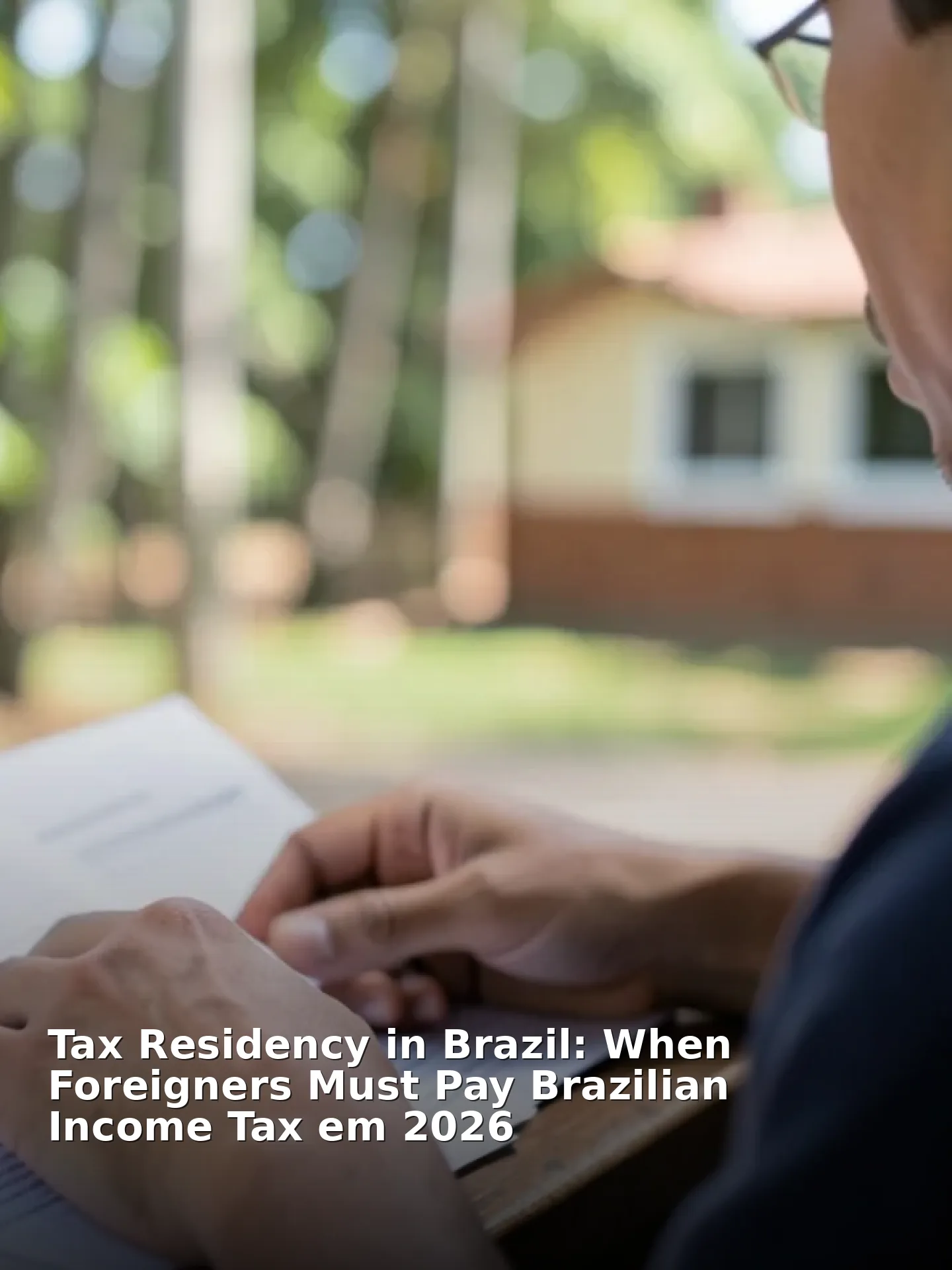 Tax Residency in Brazil: When Foreigners Must Pay Brazilian Income Tax em 2026