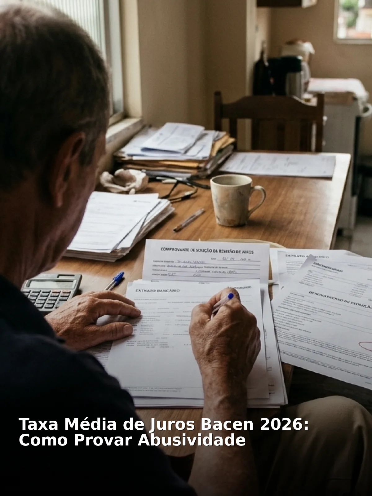 Taxa média de juros bacen 2026: como provar abusividade