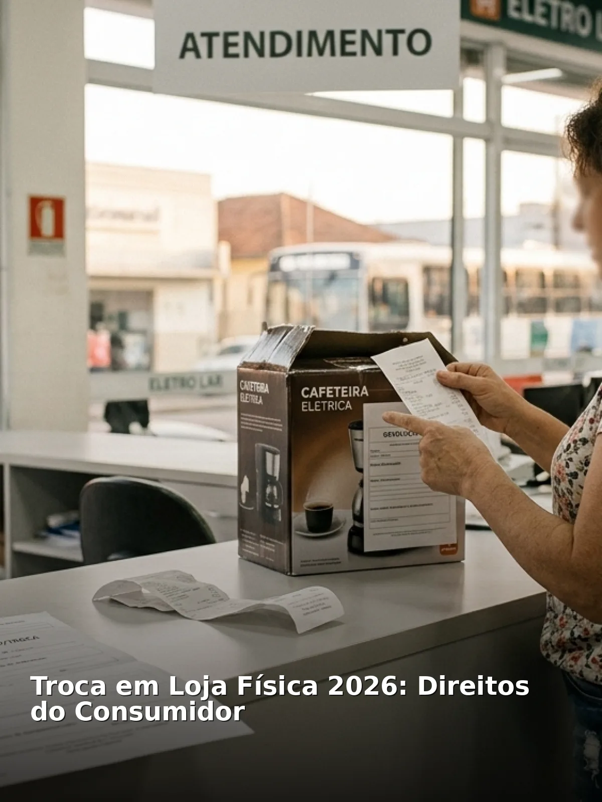 Troca em loja física 2026: direitos do consumidor