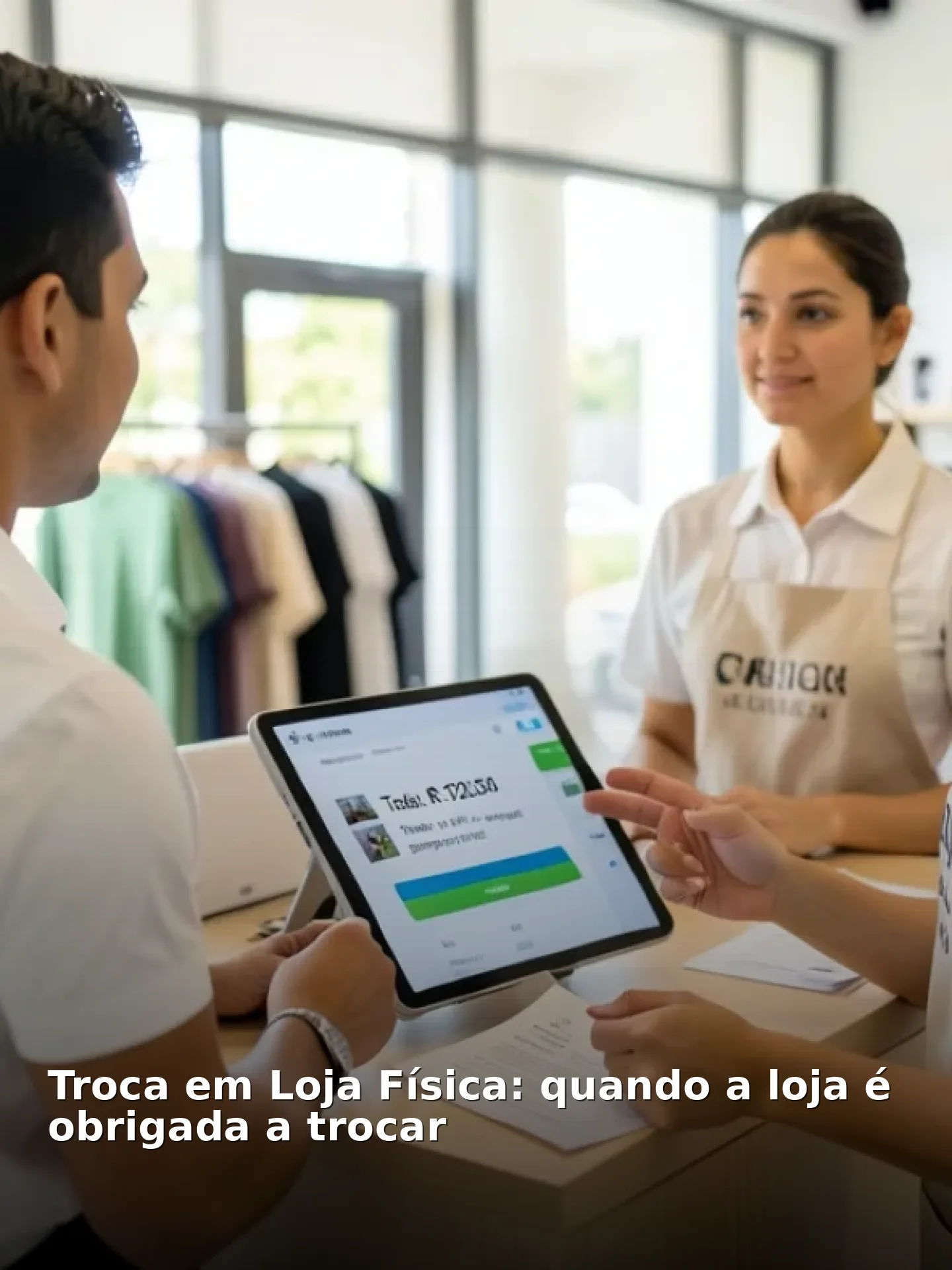 Troca em Loja Física: quando a loja é obrigada a trocar
