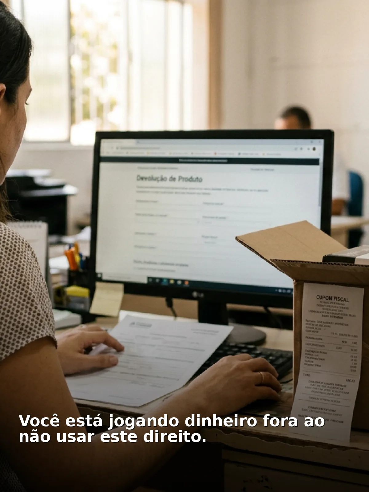 Você está jogando dinheiro fora ao não usar este direito.